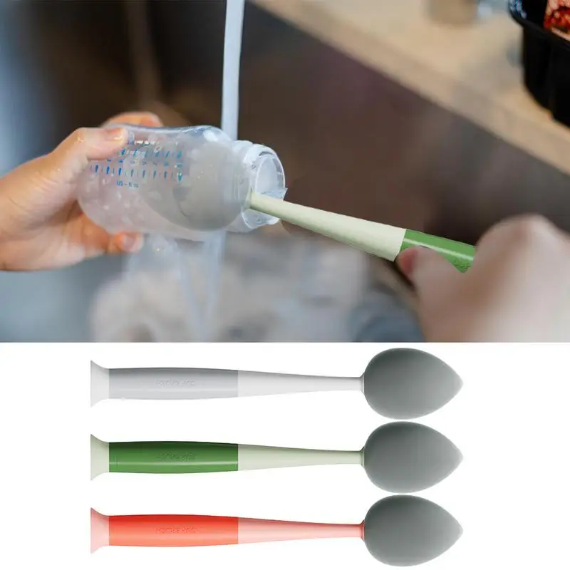 

3-in-1 Water Bottle Cleaning Brush, Long Handle Water Bottle Scrubbing Brush, Built For Cleaning Narrow Neck Bottles, Sport