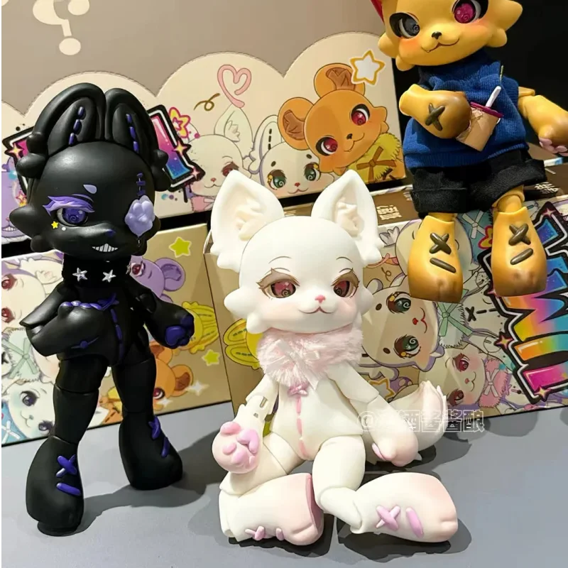 Фото Коллекционная кукла BJD Ufdoll Uma Series Blind Box: Неизвестное существо, 1/12, шарнирное тело зверя, подвижные суставы, подарок №2