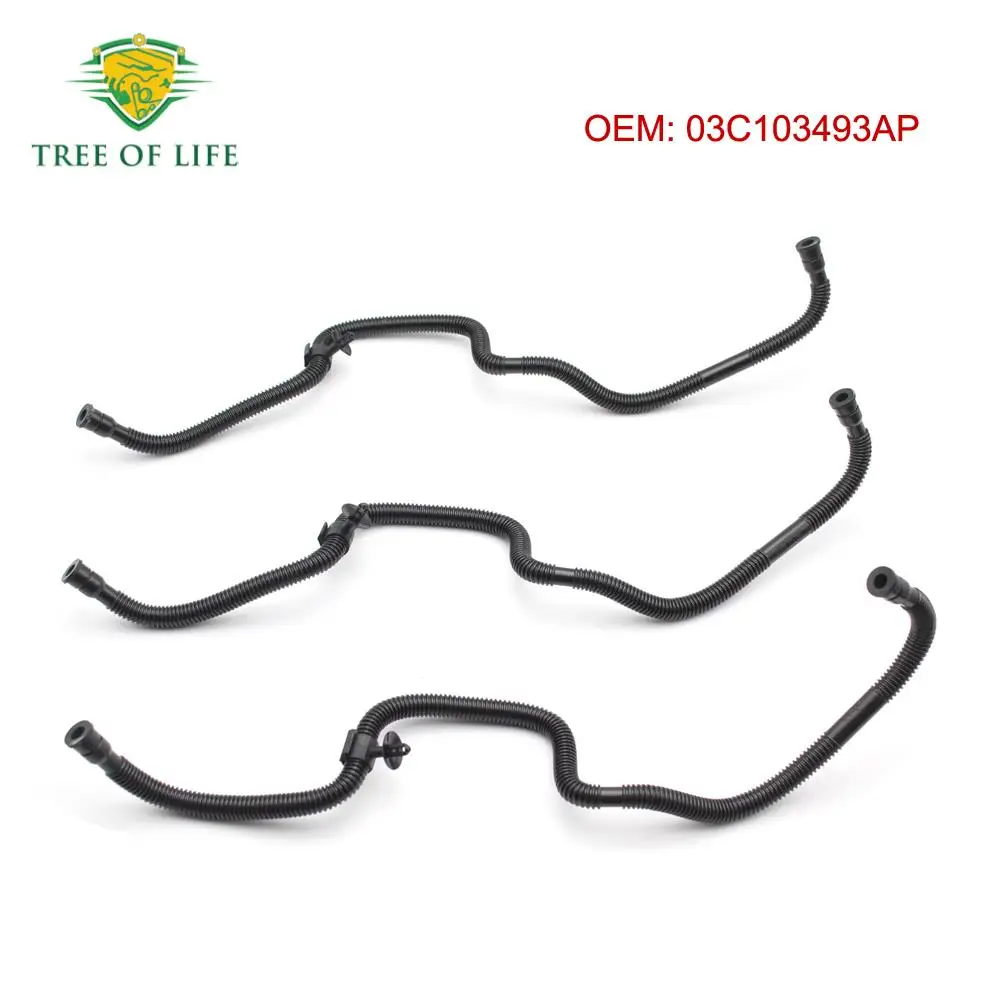 

03C 103493 AE Автомобильный впускной вентиляционный шланг, выхлопная труба для VW Jetta Passat Polo Golf Scirocco Tiguan Audi A1 A3 Skoda Seat 1.4 Eng