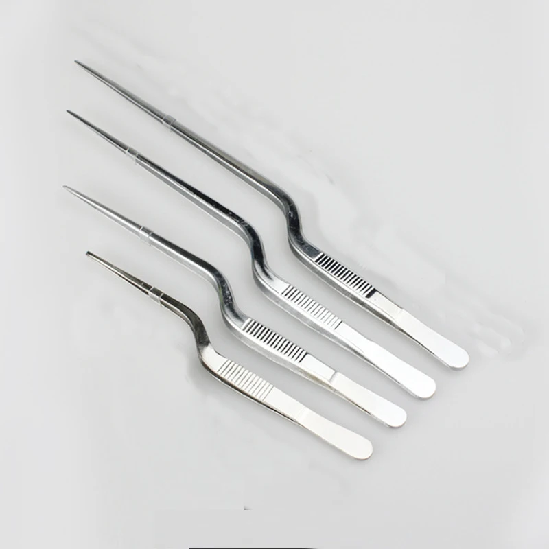 3 шт./компл. Пинцет Atraumatic щипцы угловой зажим инструмент из нержавеющей стали