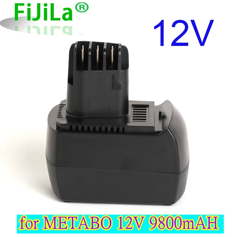 

Original 12V 9800Ah Ni-MH Replacement Power Tool Battery for METABO 6.02151.50 BZ12SP BS 12 SP, BSZ 12, BZ 12 SP, SSP 12, ULA96