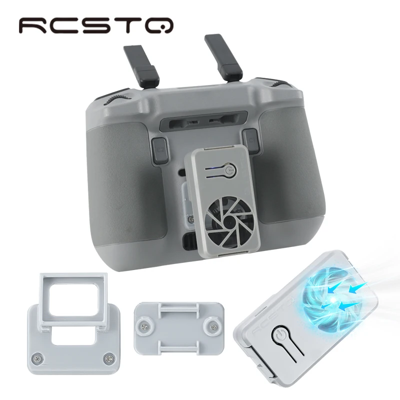 RCSTQ Дрон RC охлаждающий вентилятор для DJI Mini 3 Pro/ DJI Air 3 RC 2/N1/N2 дистанционное управление радиатор тепла для DJI Mini 2 / Mavic Air 2/2S