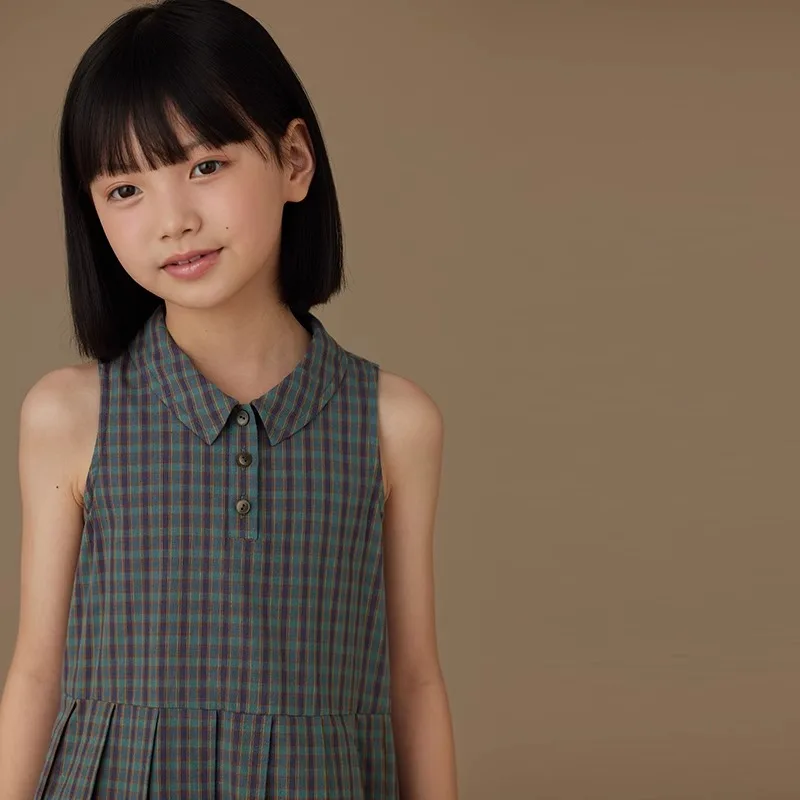 Детская одежда японское милое винтажное Хлопковое платье в полоску стиле