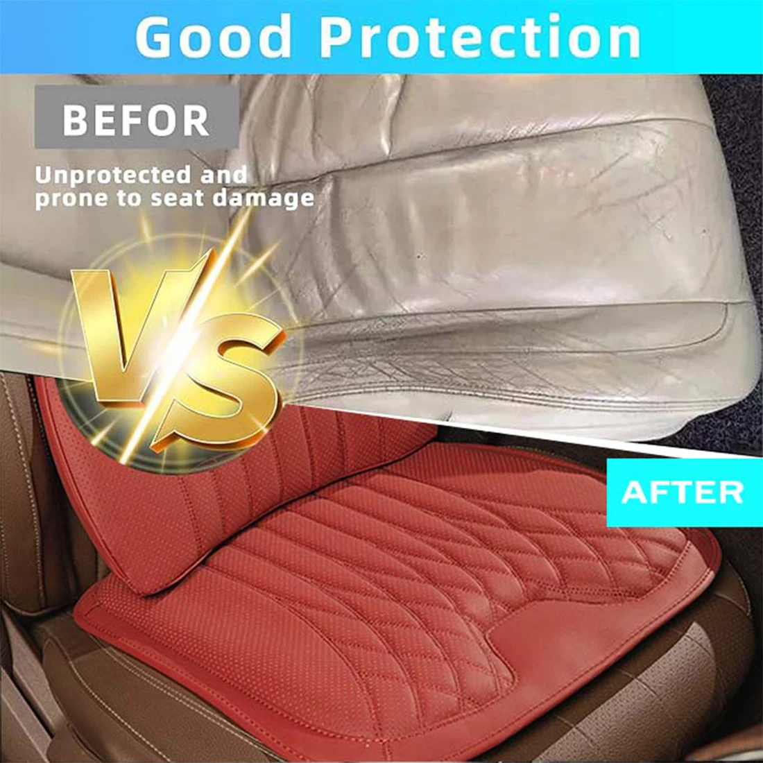 Для Honda с логотипом, подушка для сиденья премиум-класса, кожаная удобная подушка для сиденья, универсальное автокресло, аксессуары для офисного стула (art.: 3920d0dccc950) - 3920d0dccc950