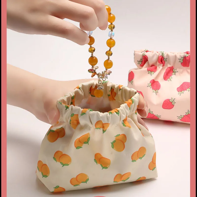 

[3 шт.] водонепроницаемая сумка с принтом шрапеля, новая сумка для макияжа, переносная помада, мини-классификация и карман в комплекте