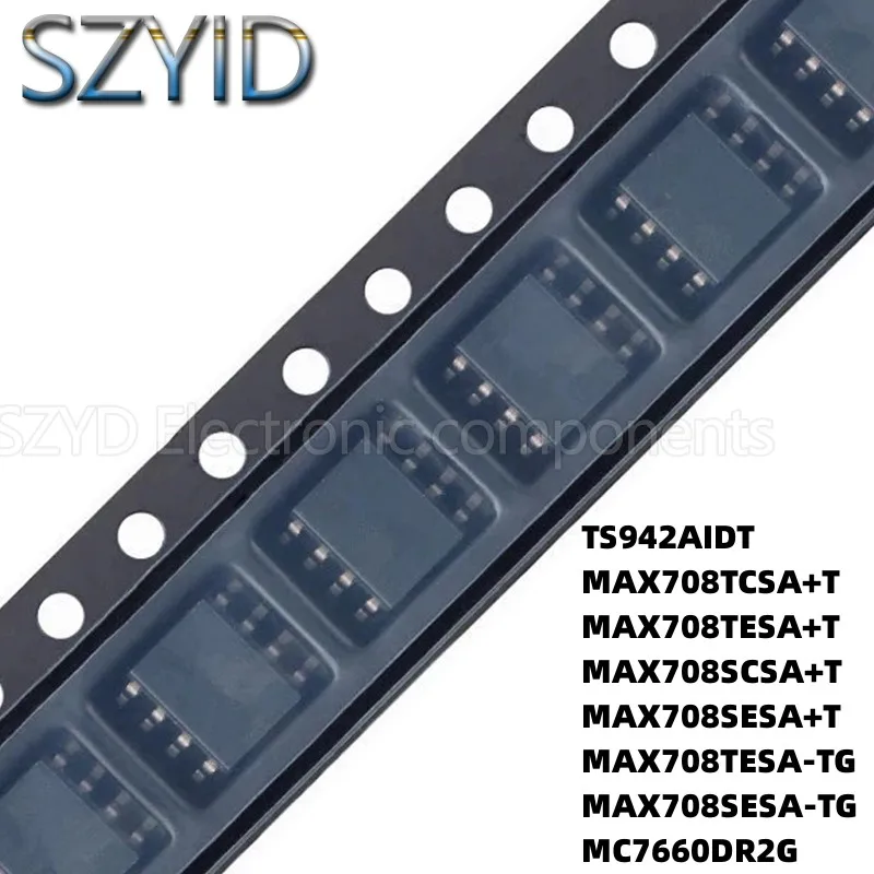 100 шт. SOP8 TS942AIDT MAX708TCSA + T MAX708TESA + T MAX708SCSA + T MAX708SESA + T MAX708TESA-TG MAX708SESA-TG MC7660DR2G