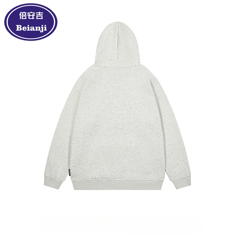 Beianji мужская толстовка с капюшоном Bape американская ленивая собака свободная плюс