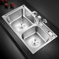 stainless steel kitchen sink nozzle mixer taps pipe undermount washing sink soap dispensor cocina accesorio home improvement
