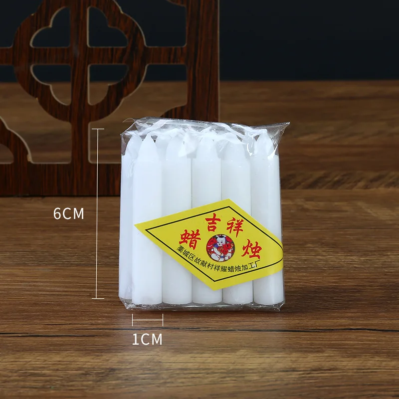 10 шт. маленькие красные свечи для украшения дома