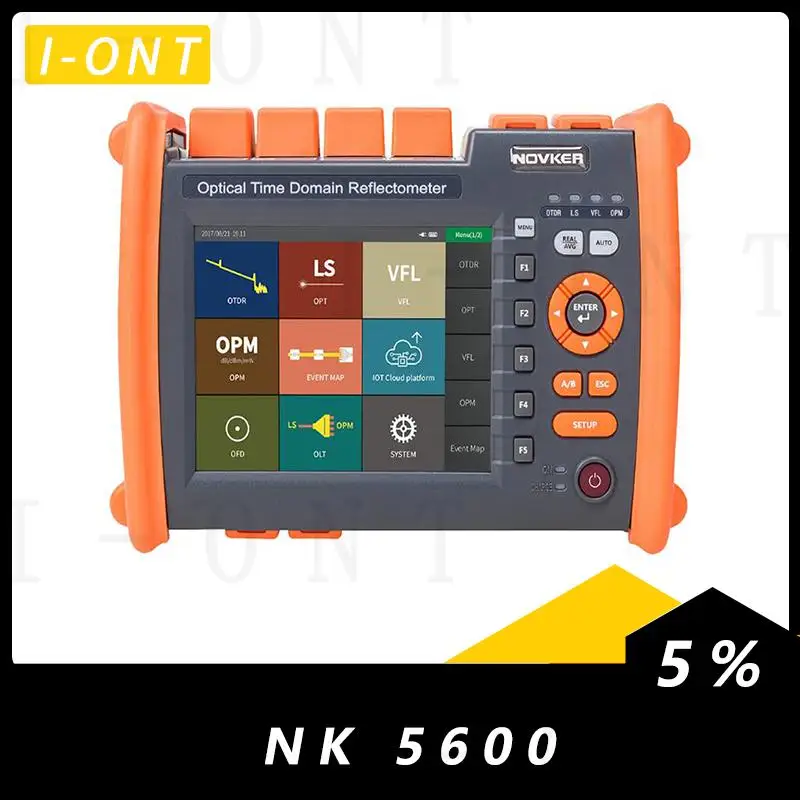 

OTDR NK5600 optic time domain reflectometer fiber tester cable breakpoint, 32/30dB SM With VFL OPM and Light Source