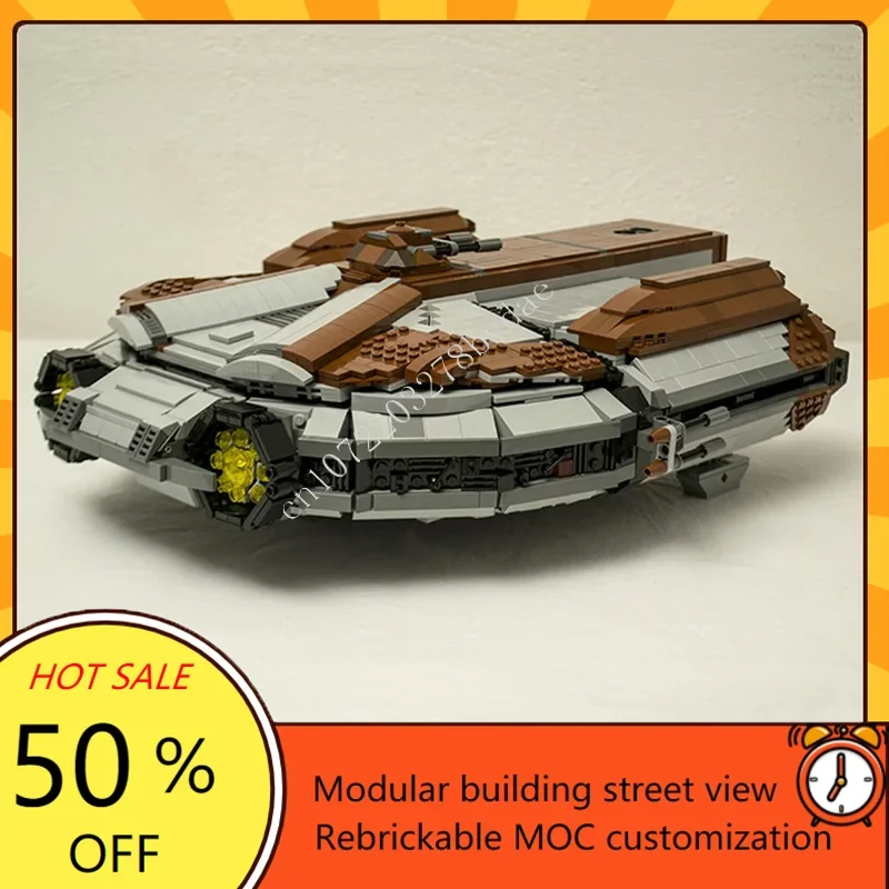 Фото 3173PCS SW Knights of the Old Ebon Hawk Space War Military MOC SpaceShip Battle Model Пользовательские пазлы DIY Сборная модель игрушки в подарок №3