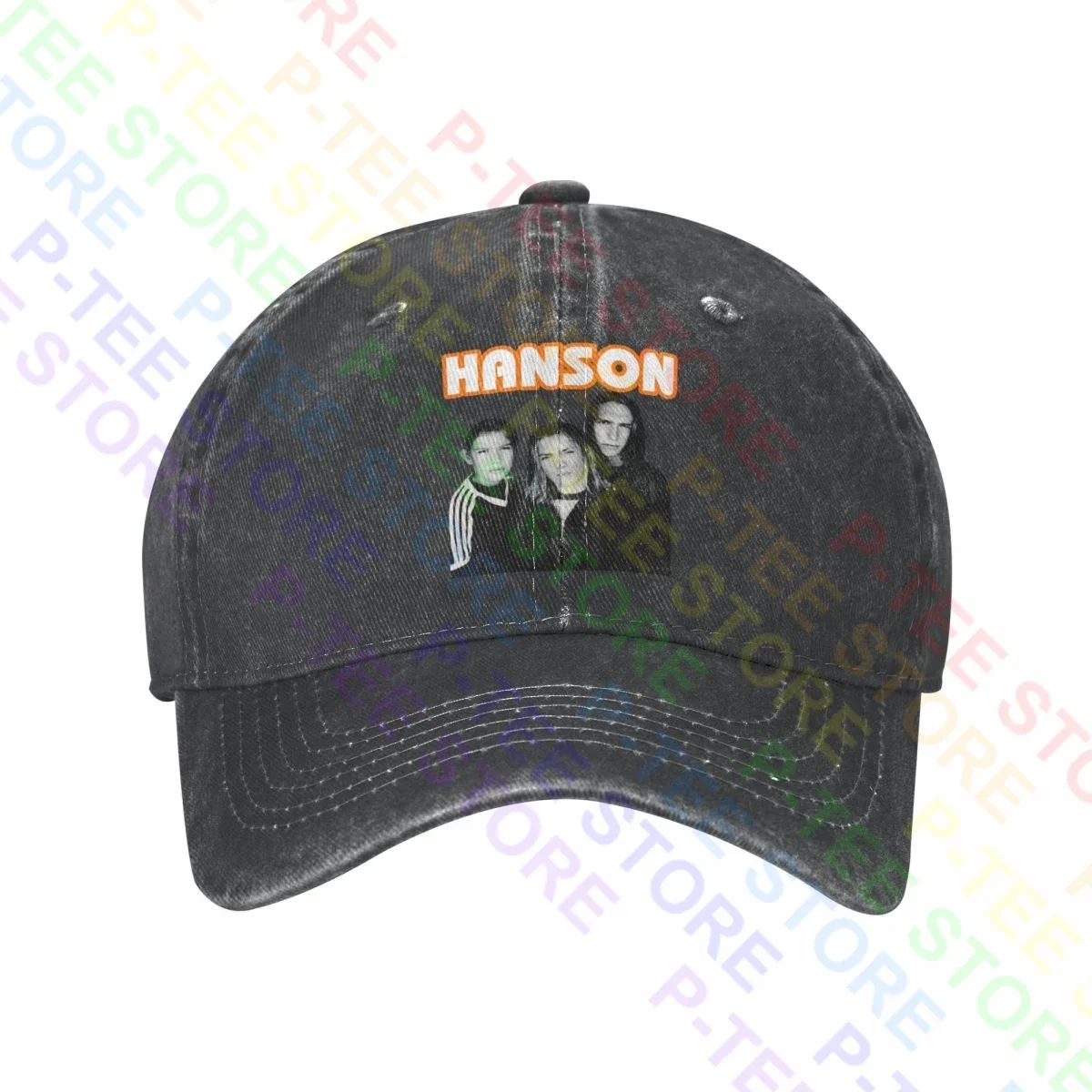 Hanson Brothers Rock Band Бейсболка из потертого денима Шляпы дальнобойщика Подарочные