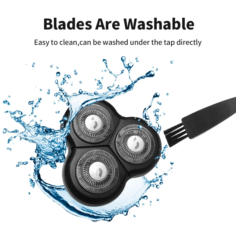 Перезаряжаемая электробритва для мужчин триммер бороды 3D плавающая машинка