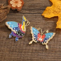 dmari women brooch chinese vintage butterfly lapel pin elegant clothing badge luxury jewelry 2022
