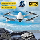 2021 Новый F10 Дрон 4K HD Двойная камера с GPS 5G WIFI широкоугольный FPV передача в реальном времени Rc расстояние 2 км профессиональные дроны