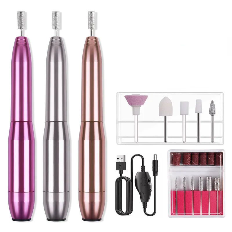 

Nail Drill Machine Set Grinding Equipment Mill For Manicure Pedicure Professional Strong Nail Polishing Too