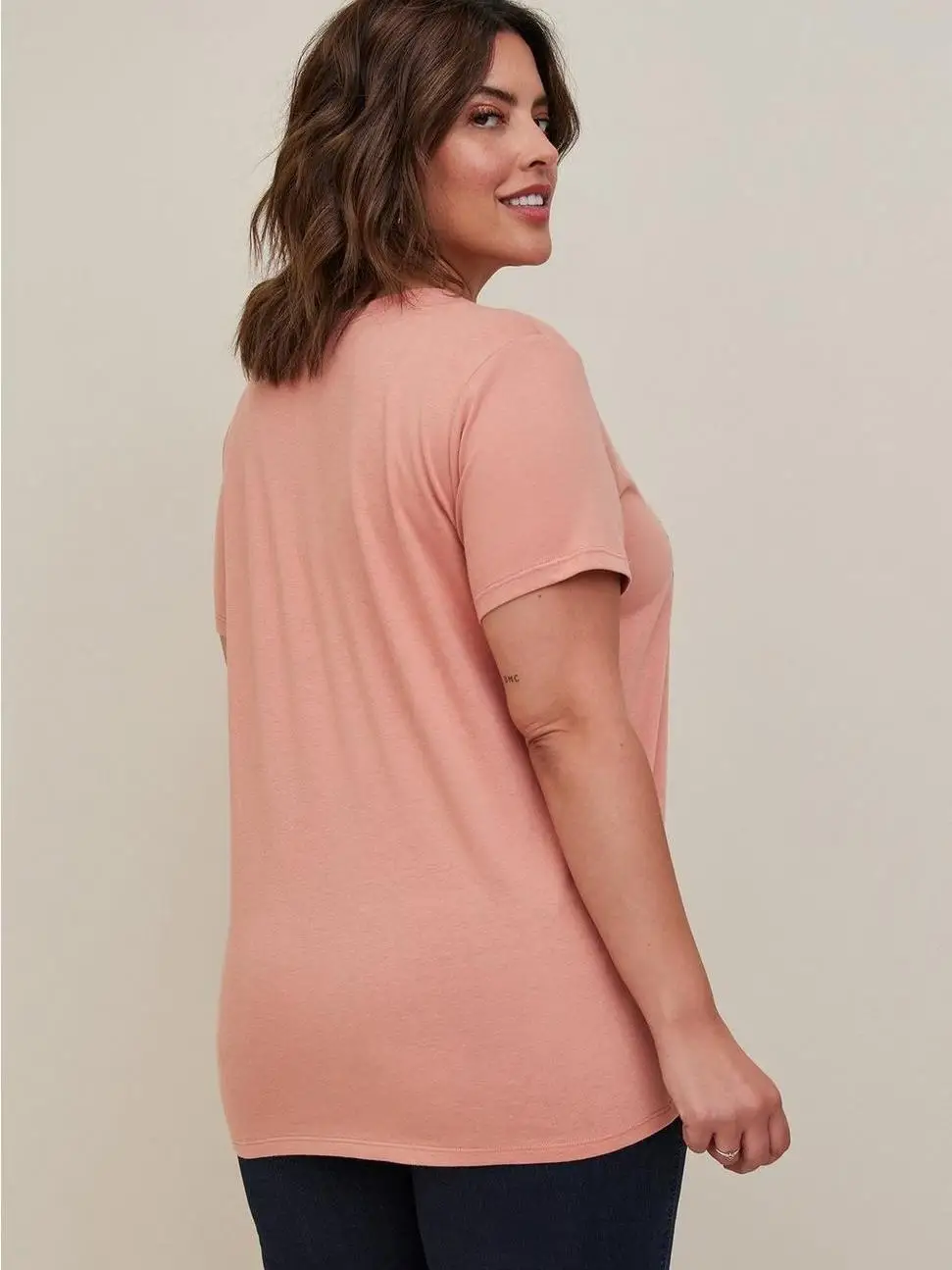 Плюс размер Богиня Монро с круглым вырезом Удобная хлопковая футболка короткими