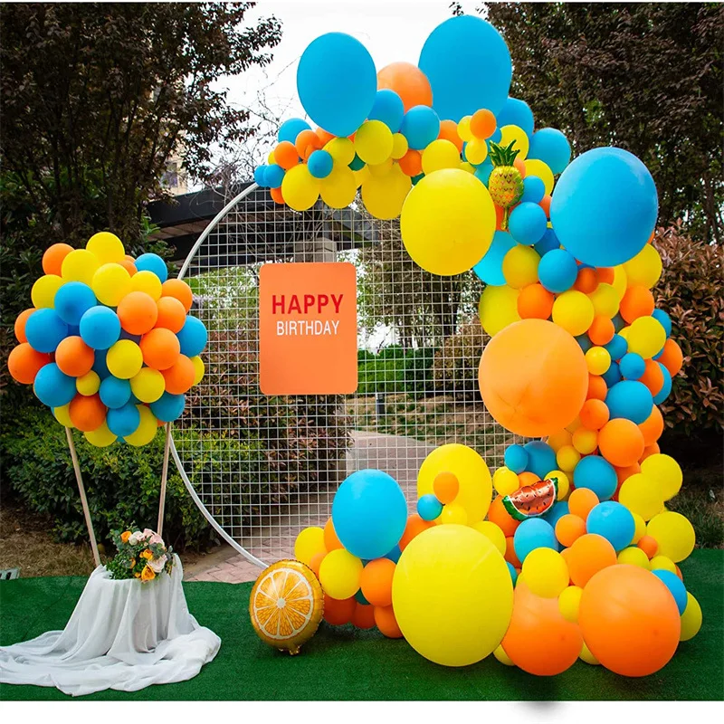 

CHEEREVEAL Cartoon Fruits Colorful Latex Balloon Set Wedding Birthday Bachelor Party Decoration Activities Celebration Supplies