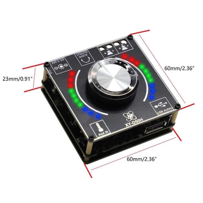 XY ~ D50H цифровые усилители мощности 50Wx2 плата стереопитания 2 канала плавные