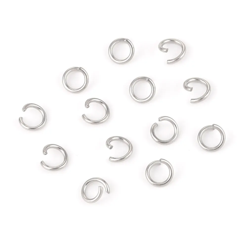 

200pcs 3-10mm Jump Rings For Jewelry Making Stainless Steel Open Jump Rings Split Rings Connectors Jewelry Accessories Wholesale