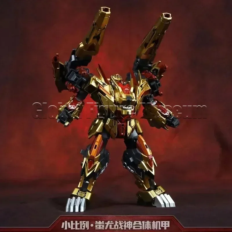Фото В наличии Cang-toys Chiyou Mini CY-MINI Predaking Combo 6 в 1, маленькая фигурка-робот Chiyou, коллекционный подарок. №1