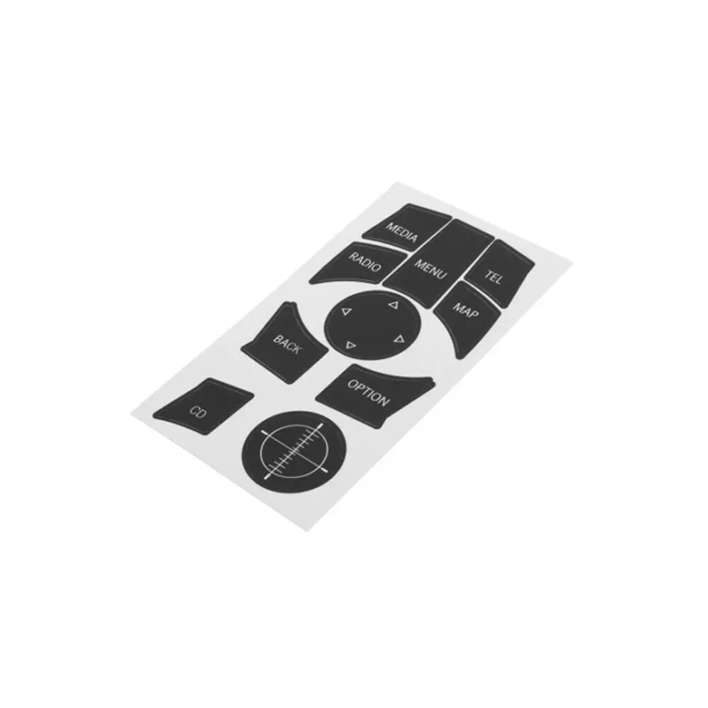 

WXZOS 7 кнопок IDrive ремонт кнопки наклейка набор стикеров для BMW X5 X6 2010-2013 X3 F25 2011-2013 M5 M6 2010-2013 X1 2010-2014