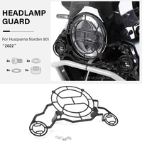 headlight protection cover mesh for husqvarna norden 901 norden901 2022 motorcycle accessories headlamp head light grill guard