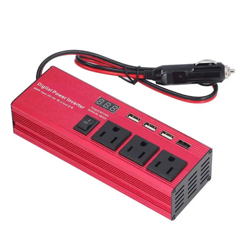 

Car Modified Sine Wave Converter 300W DC 12V to AC 110V for Home Car RV