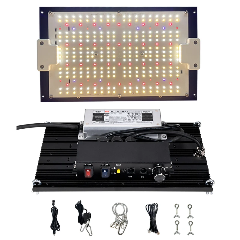 Светодиодные лампы для выращивания растений 120 Вт LM301H Evo Board 240 UV IR с отдельным