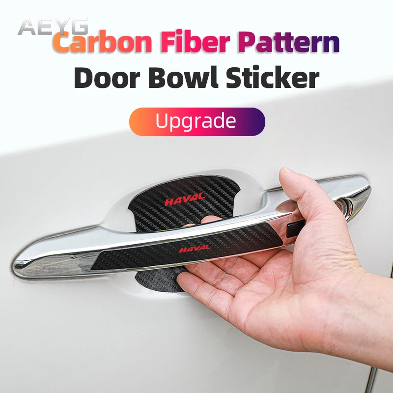 4 шт./набор наклейки на дверные ручки автомобиля Haval H6 2022 2021