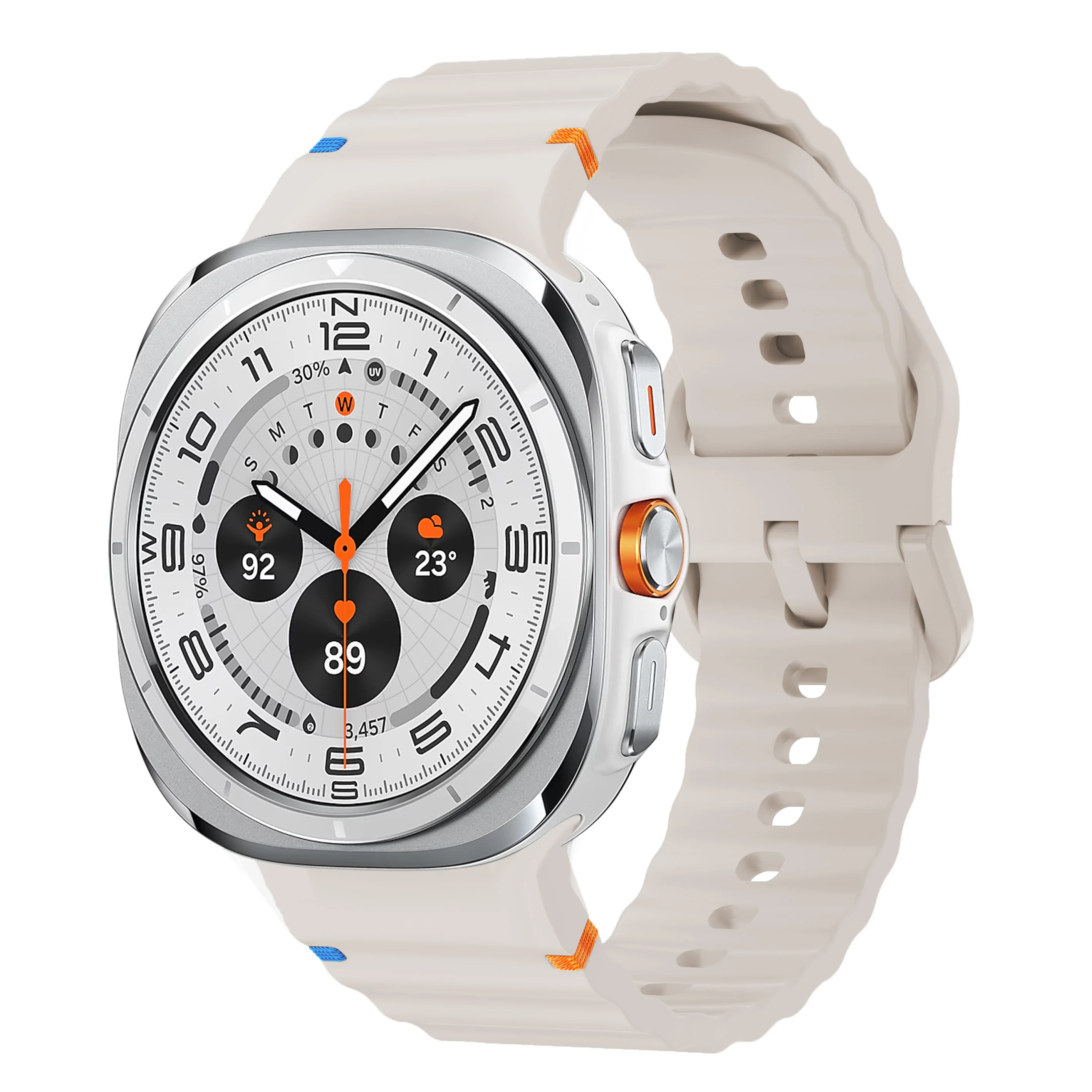 Оригинальный ремешок для Samsung Galaxy Watch ultra силиконовый браслет 47 мм 7 6/6 Classic/5 pro/4 44 40