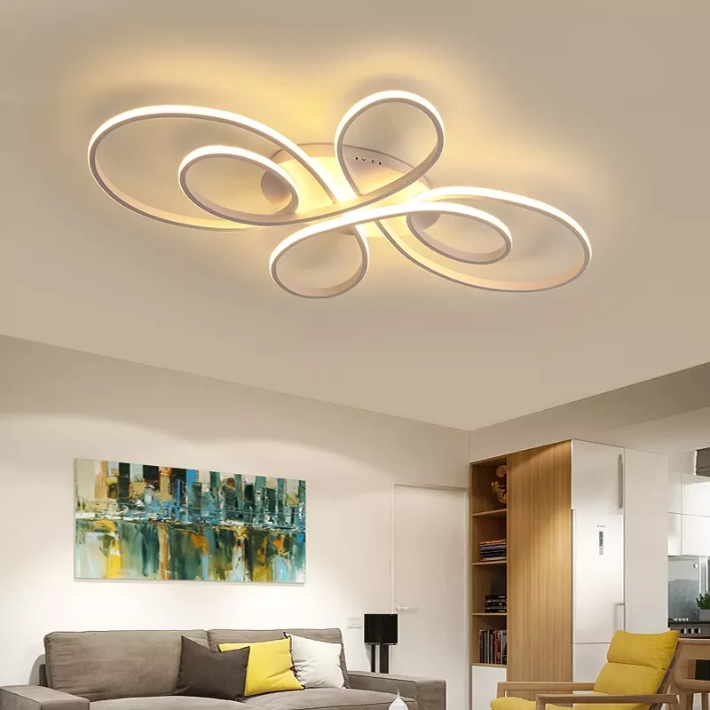 

OUQI LED Ceiling Lights Dimmable Living room Dining room Bedroom Study Balcony Aluminum Body Home Decoration Modern Ceiling Lamp
