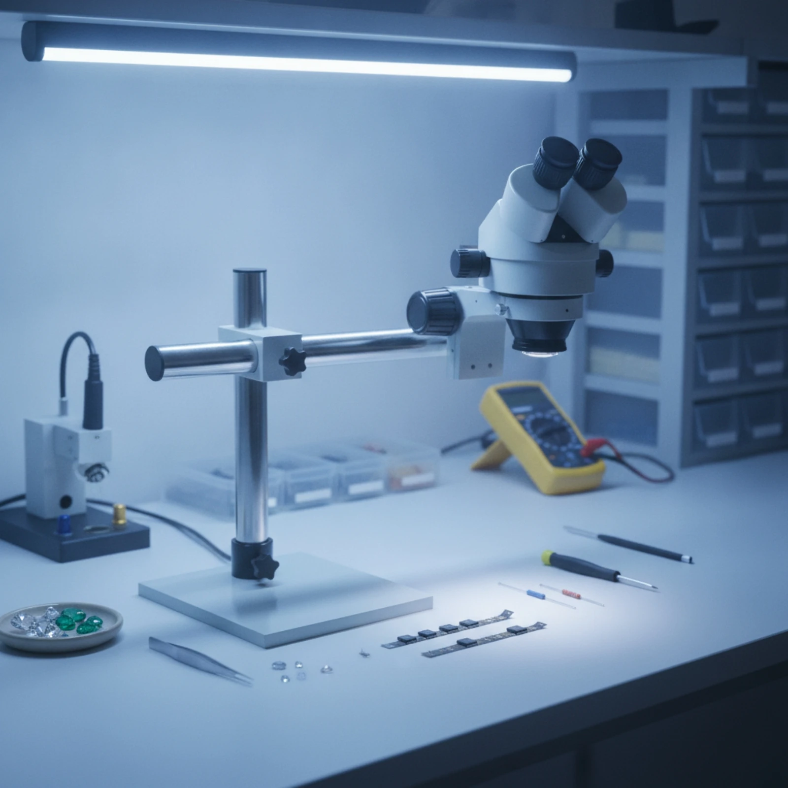 Фото Стереомикроскоп с дополнительным объективом и плавной регулировкой увеличения, бинокулярный стереомикроскоп для техников №5