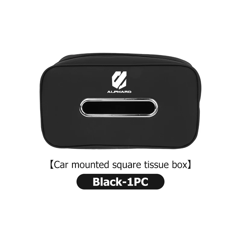 

Универсальная квадратная сумка для хранения бумажных полотенец на автомобильное сиденье, наклейки на коробку для салфеток для Toyota Alphard Vellfire 10 20 30 2020 2021 2022 2023