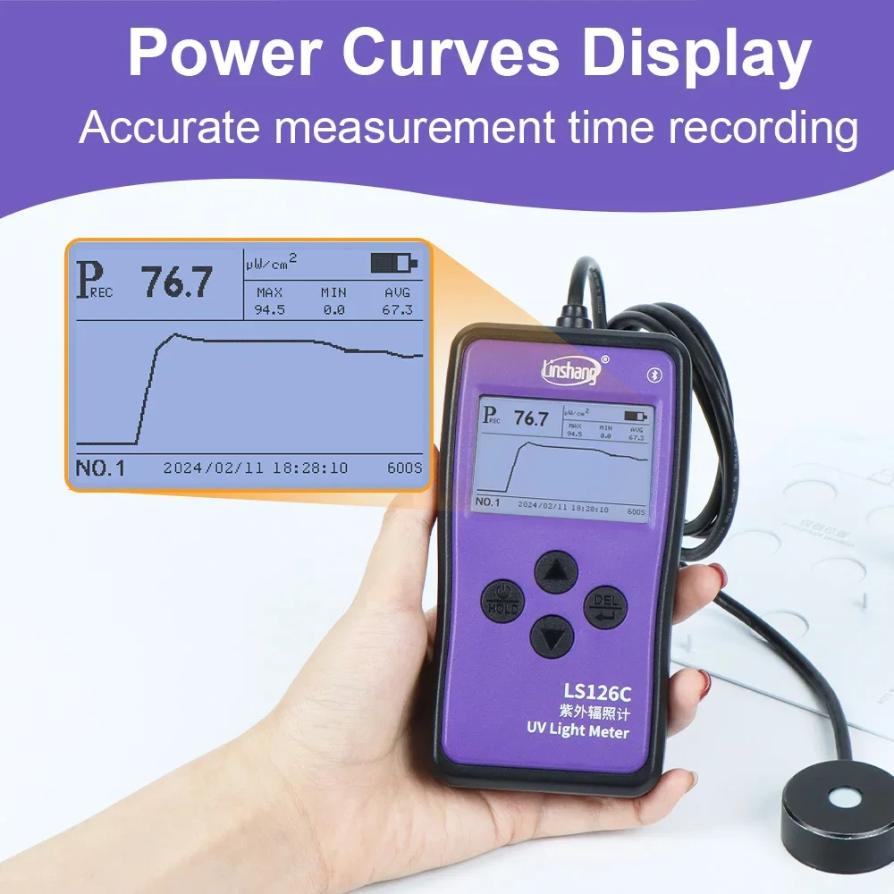 LS126C Измеритель УФ-излучения 254 нм UV интенсивности радиометра света