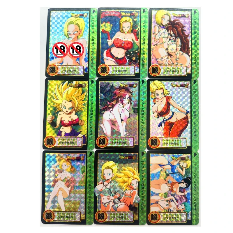 9 шт./компл. Bulma Z GT Android 18 Рождество ACG сексуальные телесные игрушки хобби