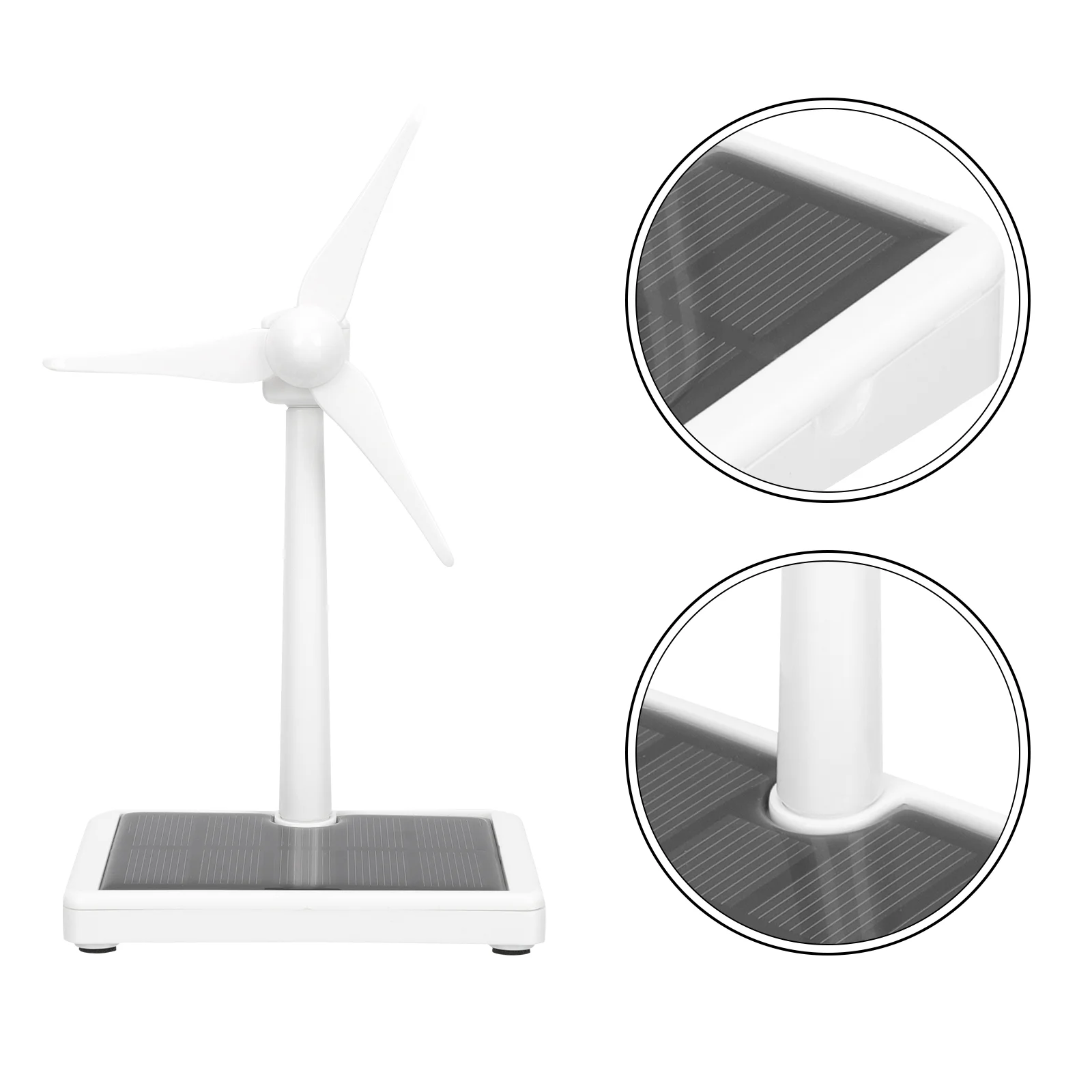 

Solar Windmill DIY Science Toy Scientific Experiments Model Turbine Handmade Powered Windmills Plastic Desktop Mini