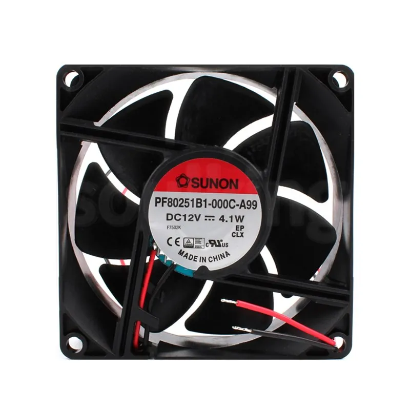 

PF80251B1-000C-A99 8025 12V 4.1W double ball case fan 6 Month Warranty