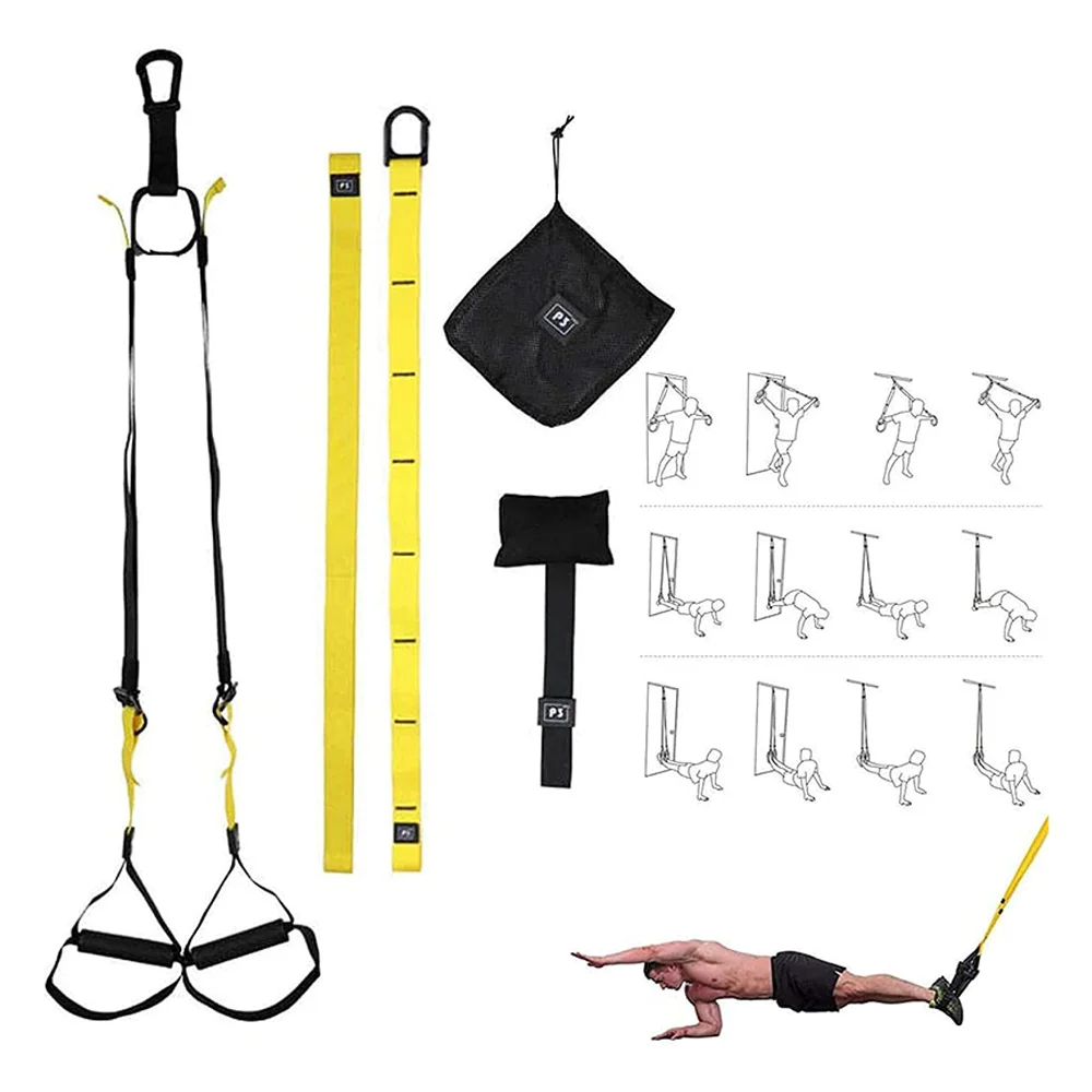 

Hanging Trainning Straps Suspension Fitness Belt Gym Body Trainer Stretching Exercise Pull Rope Strength Workout Resistance Band