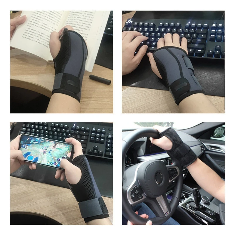 

Wrist Brace Carpal Tunnel Hand Compression Support Wrap Wrist Fitted Stabilizer for Wrist Injuries Pain Relief