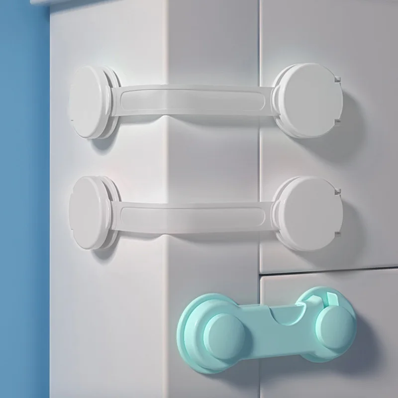 

2pcs/Lot Child Safety Refrigerator Cabinet Lock Toddler Protecter Window Closet Wardrobe Safety Lock Baby Protection Accessories