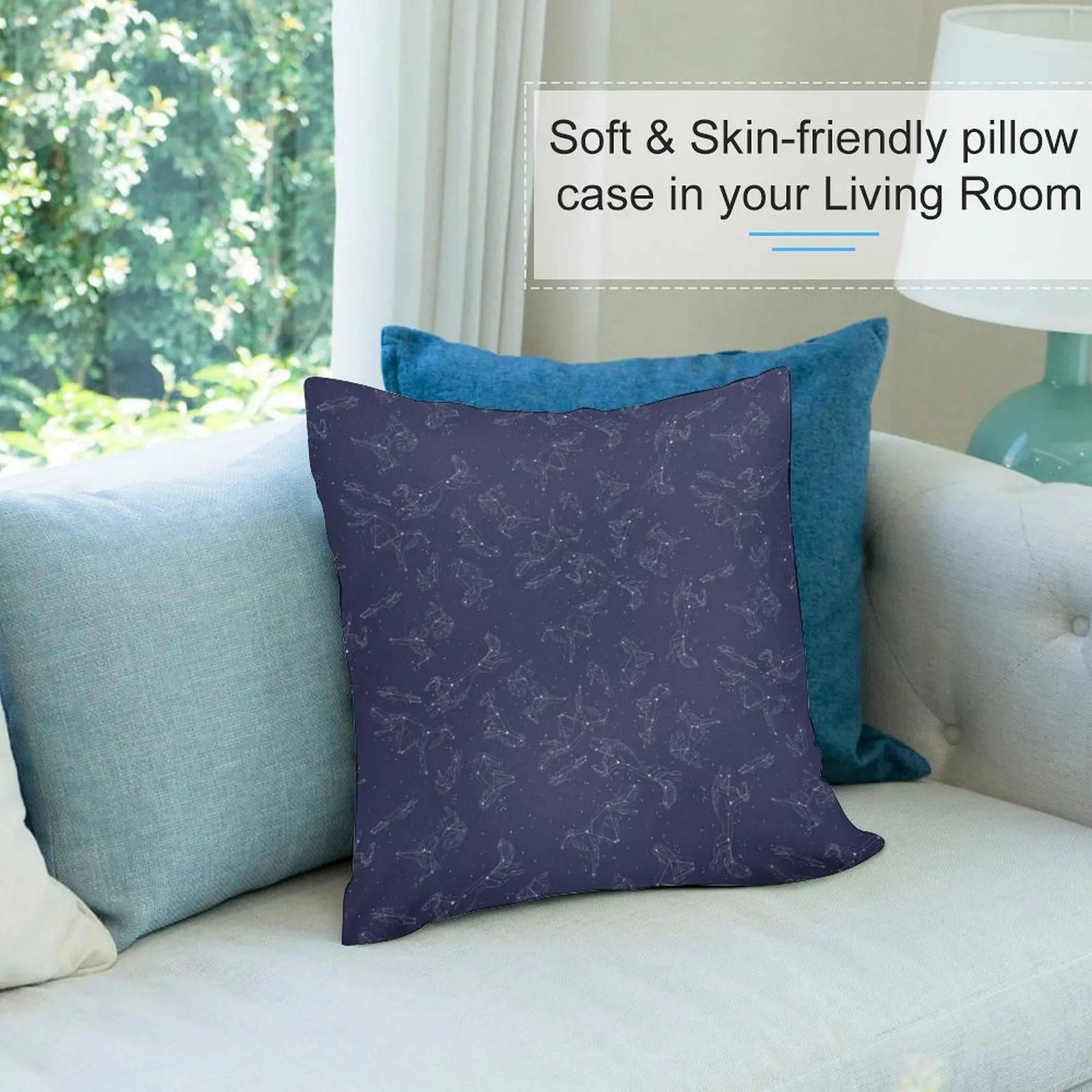 Silken Windhound созвездия диванная подушка подушки эстетическая