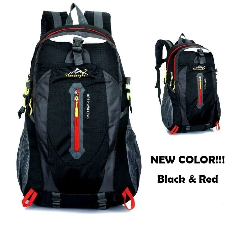 40L Outdoor Travel Backpack Sports Bag Camping Backpack Hiking Rucksack Students Backpack Water Resistant Hiking Bag Men Women