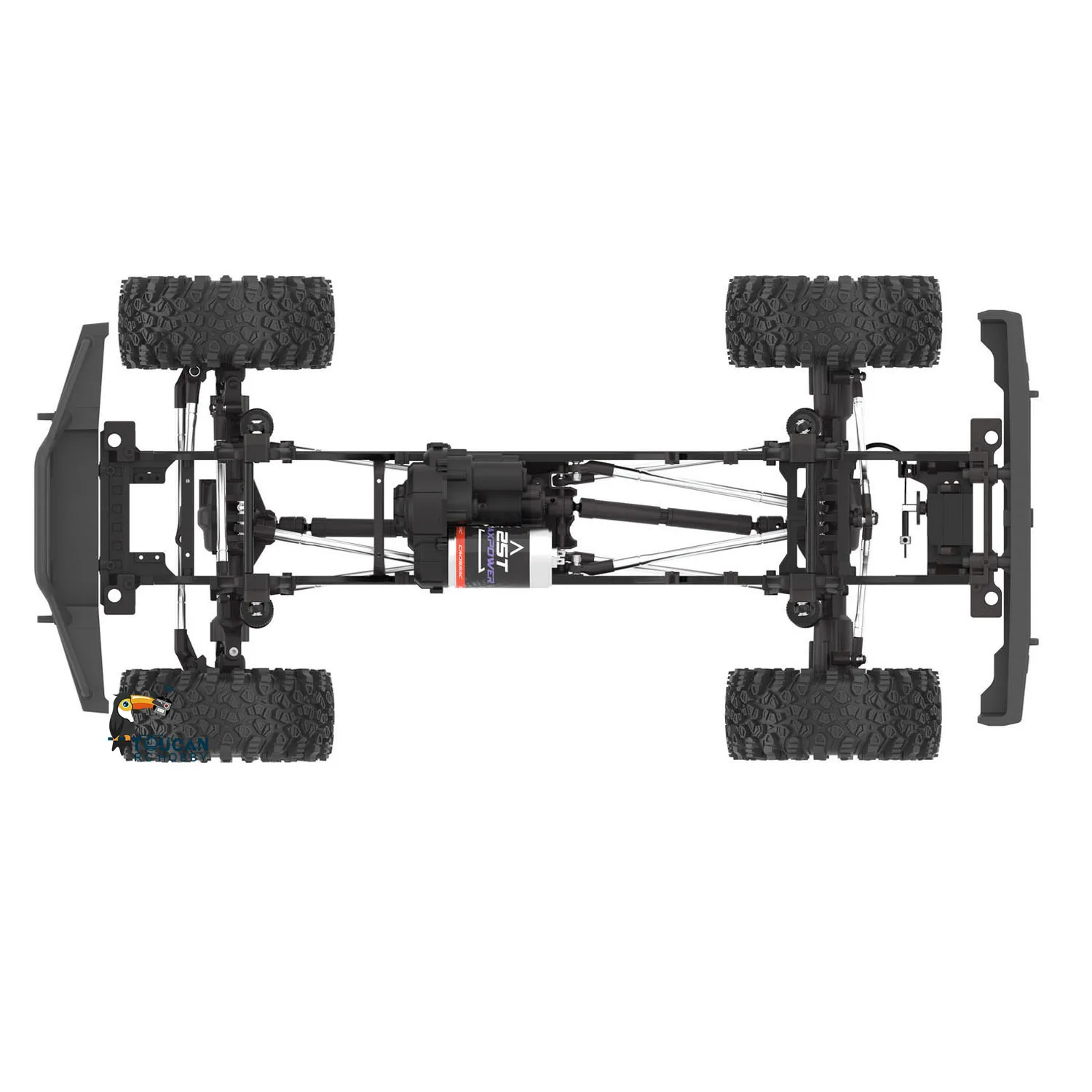 4WD CROSSRC 1/8 RC Гусеничный автомобиль EMOX2 4X4 Пульт дистанционного управления