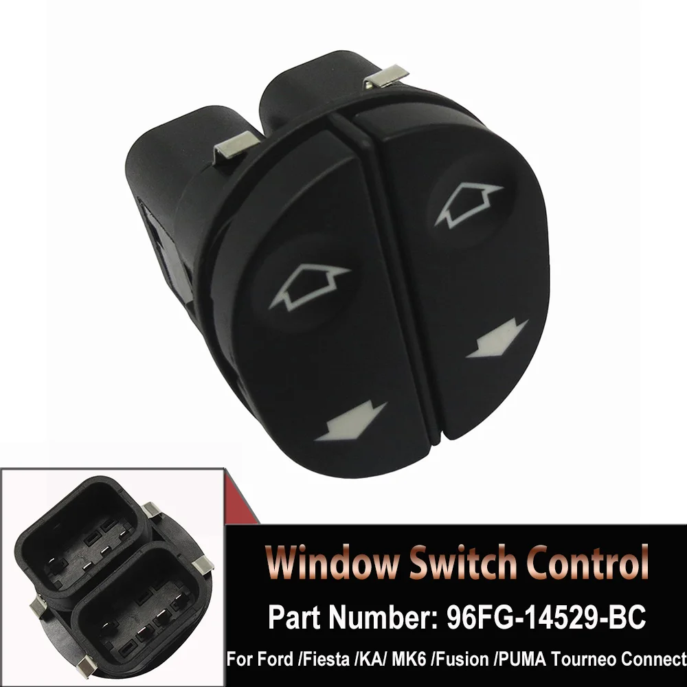 

96FG-14529-BC Car RHD Power Window Master Lifter Switch Button For Ford Fiesta MK6 Fusion KA Puma Tourneo Connect 96FG14529BC