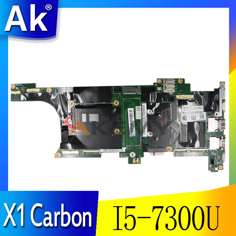 Akemy для Lenovo ThinkPad X1 Carbon 5th (2017), материнская плата для ноутбука, NM-B141 CPU I5 7300U, ОЗУ 8 Гб, 100% протестированная работа RFU 01AY074 (art.: 3920bcffd0236) - 3920bcffd0236