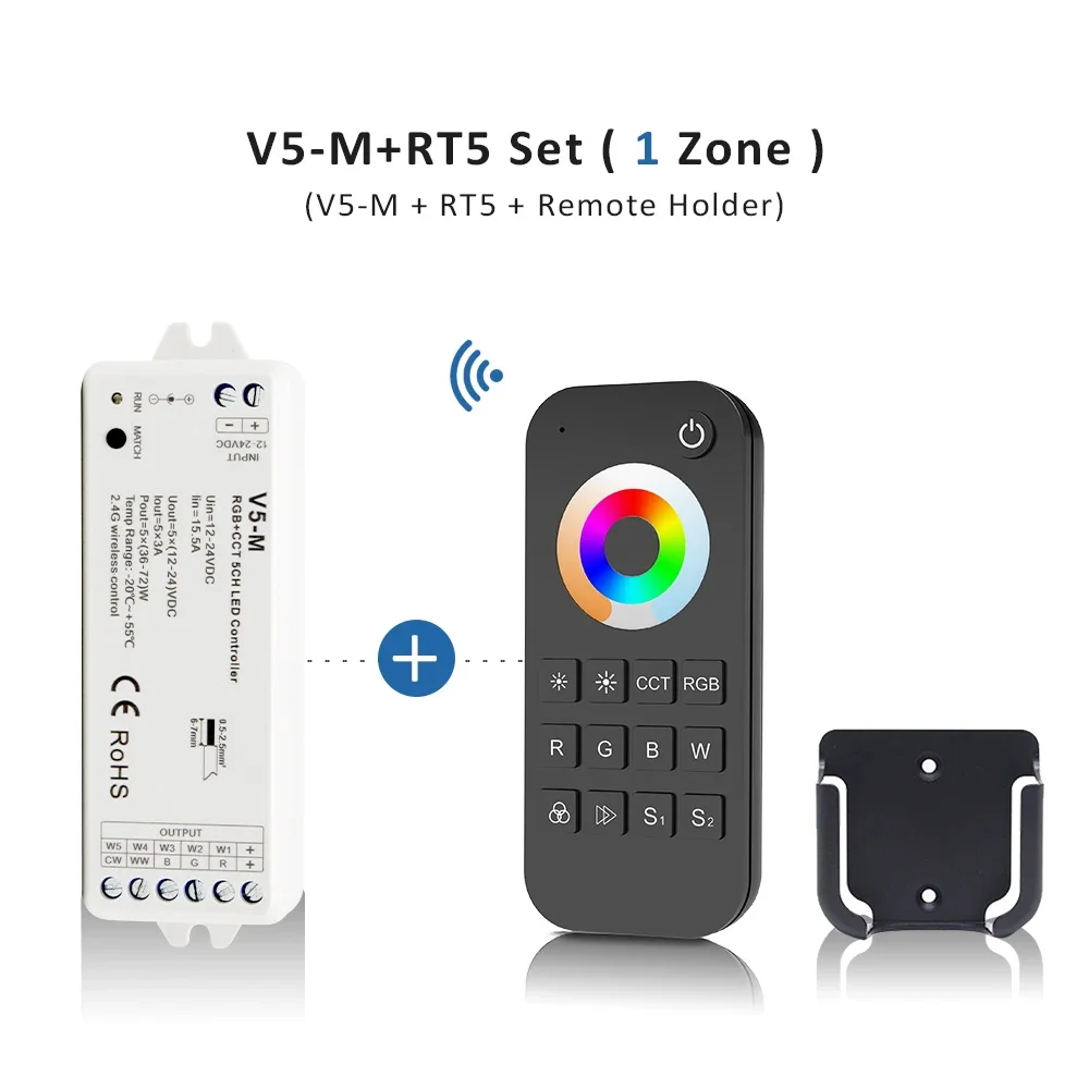 MJJC RGBW CCT RGBCCT контроллер 2.4G