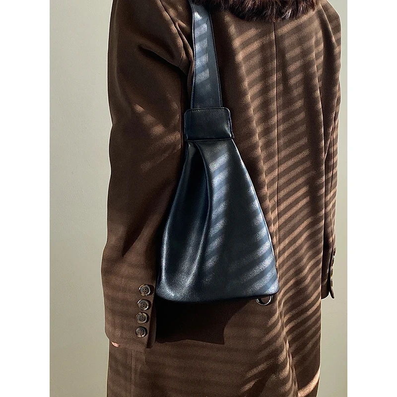 Diinovivo Fashion Chest Bag For Women Crossbody Bag Brand Designer Bucket Bag PU Leather Shoulder Bag Female Bag Purse WHDV2248