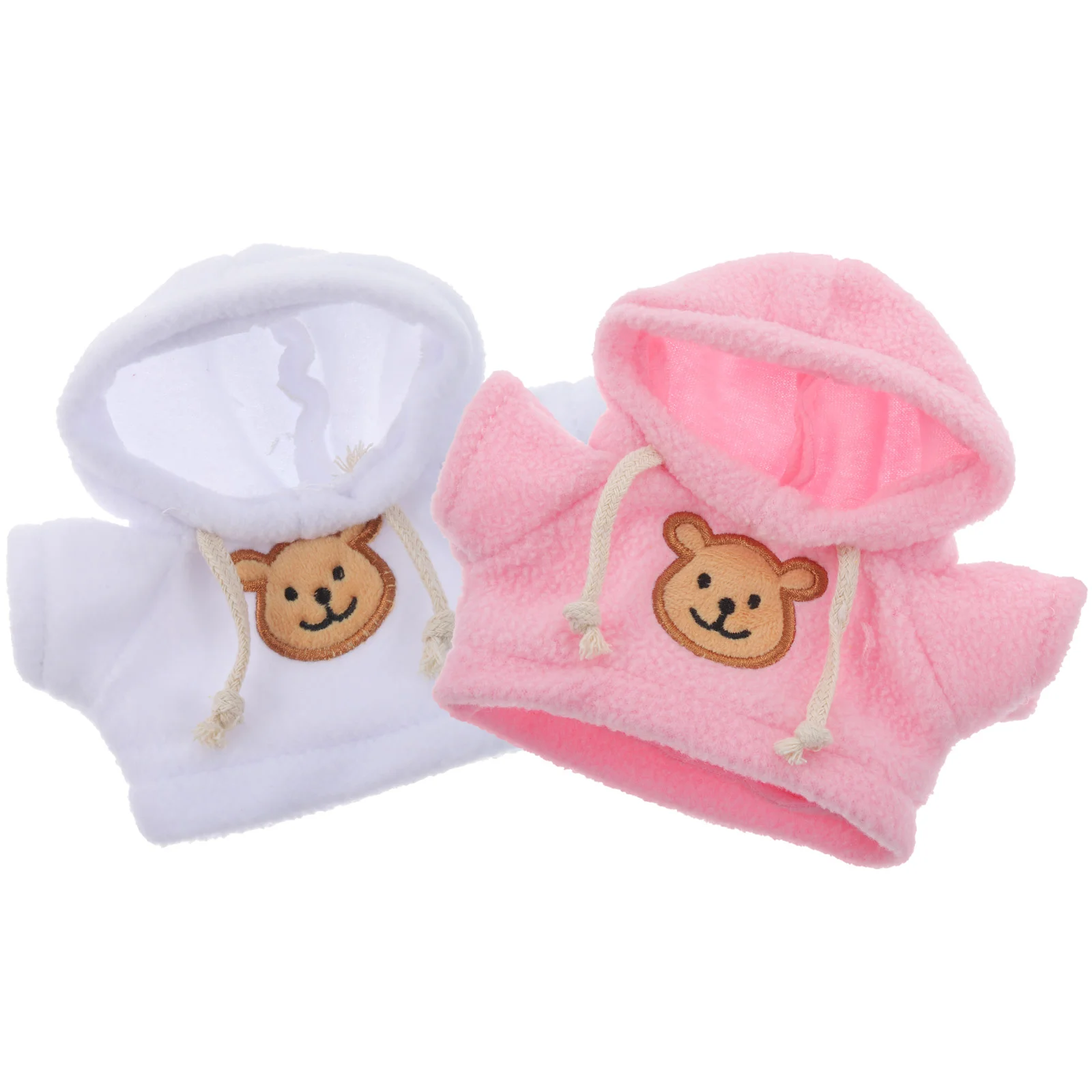 

Plush Stuffed Bear Outfit Animal Clothes Dress Up Accessory DIY Accessories Hoodie Replaceable Hoodies Miniture Decoration