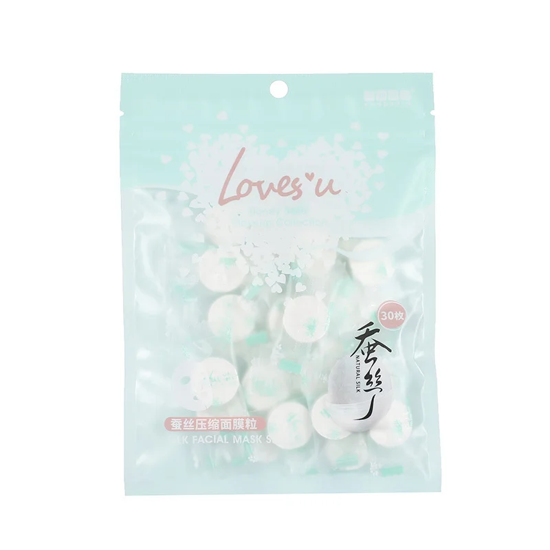 

30pcs invisible silk compression mask grain thin breathable paper film disposable hydrating water film